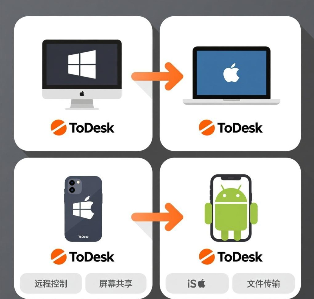 ToDesk跨平台兼容：WindowsMaciOSAndroid设备互联技巧