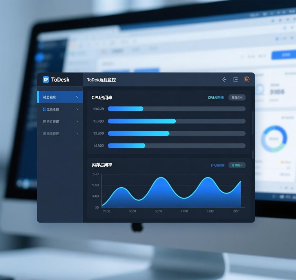 ToDesk远程设备监控：实时查看设备的CPU/内存占用率