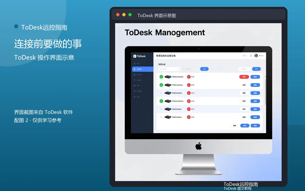 连接前要做的事界面示意图(配图2)