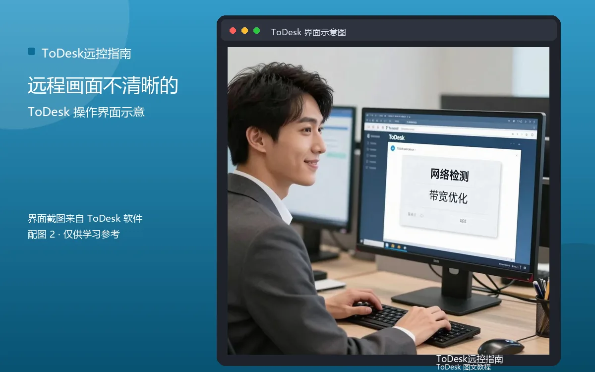 远程画面不清晰的界面示意图(配图2)