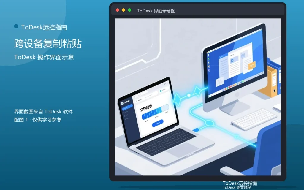 ToDesk剪贴板同步教程：跨设备复制粘贴配图