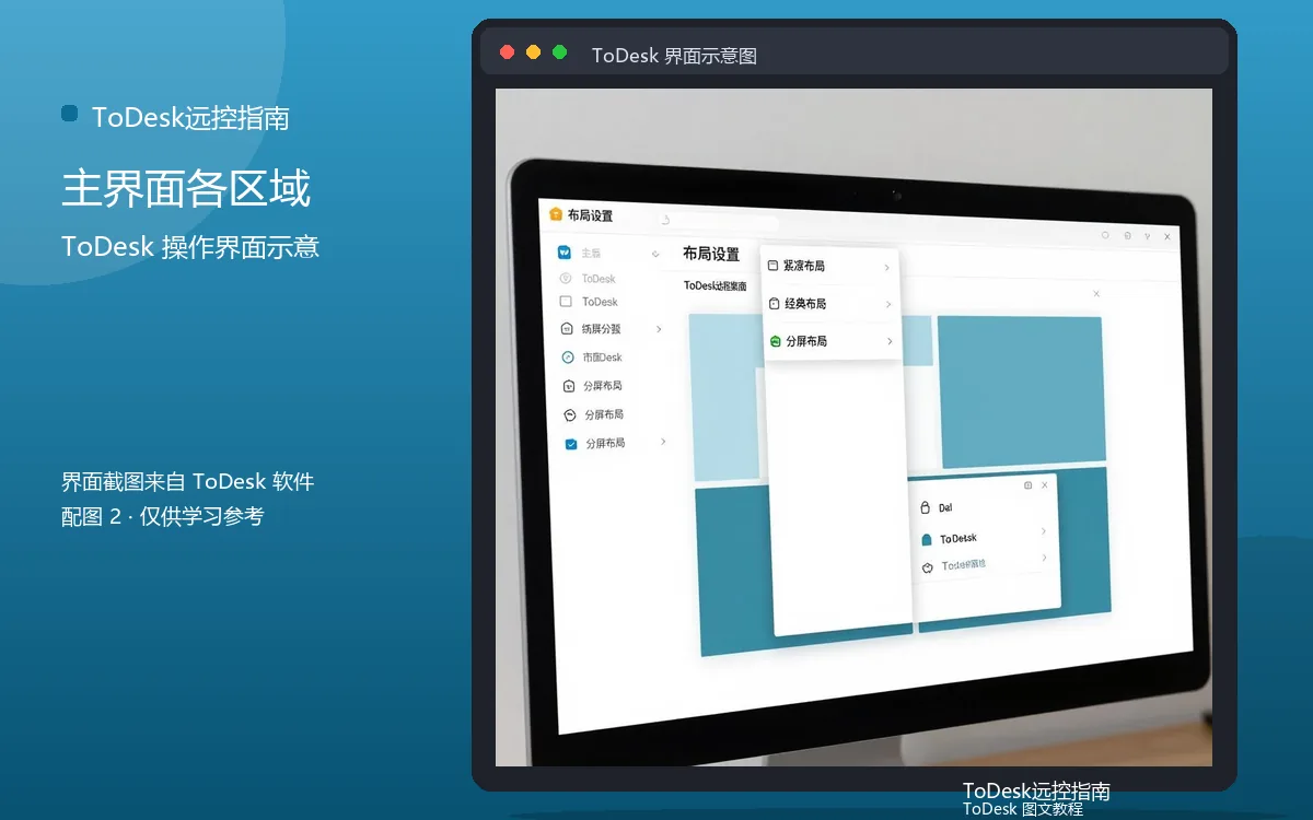 主界面各区域界面示意图(配图2)