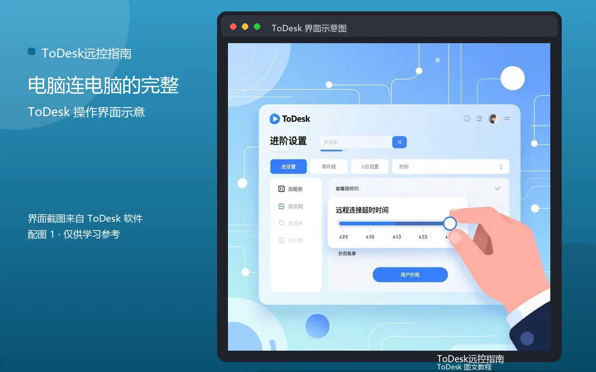 电脑连电脑的完整界面示意图（配图1）