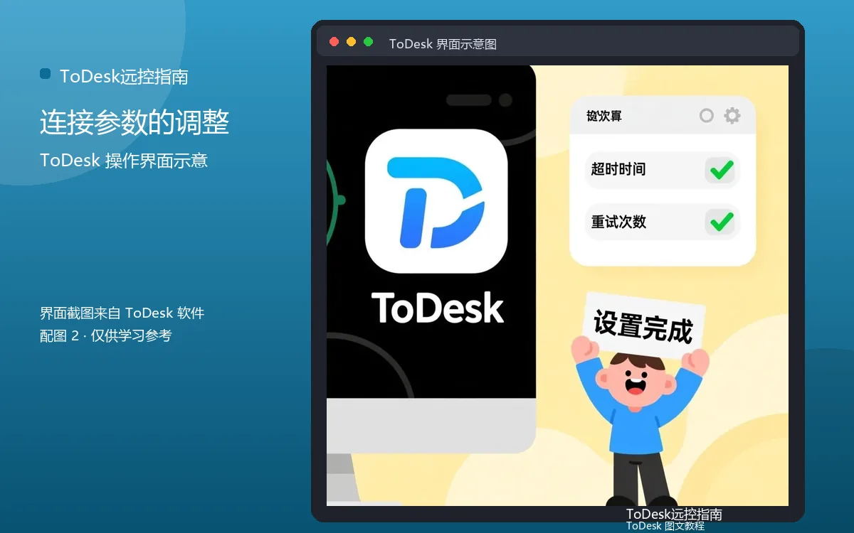 连接参数的调整界面示意图(配图2)