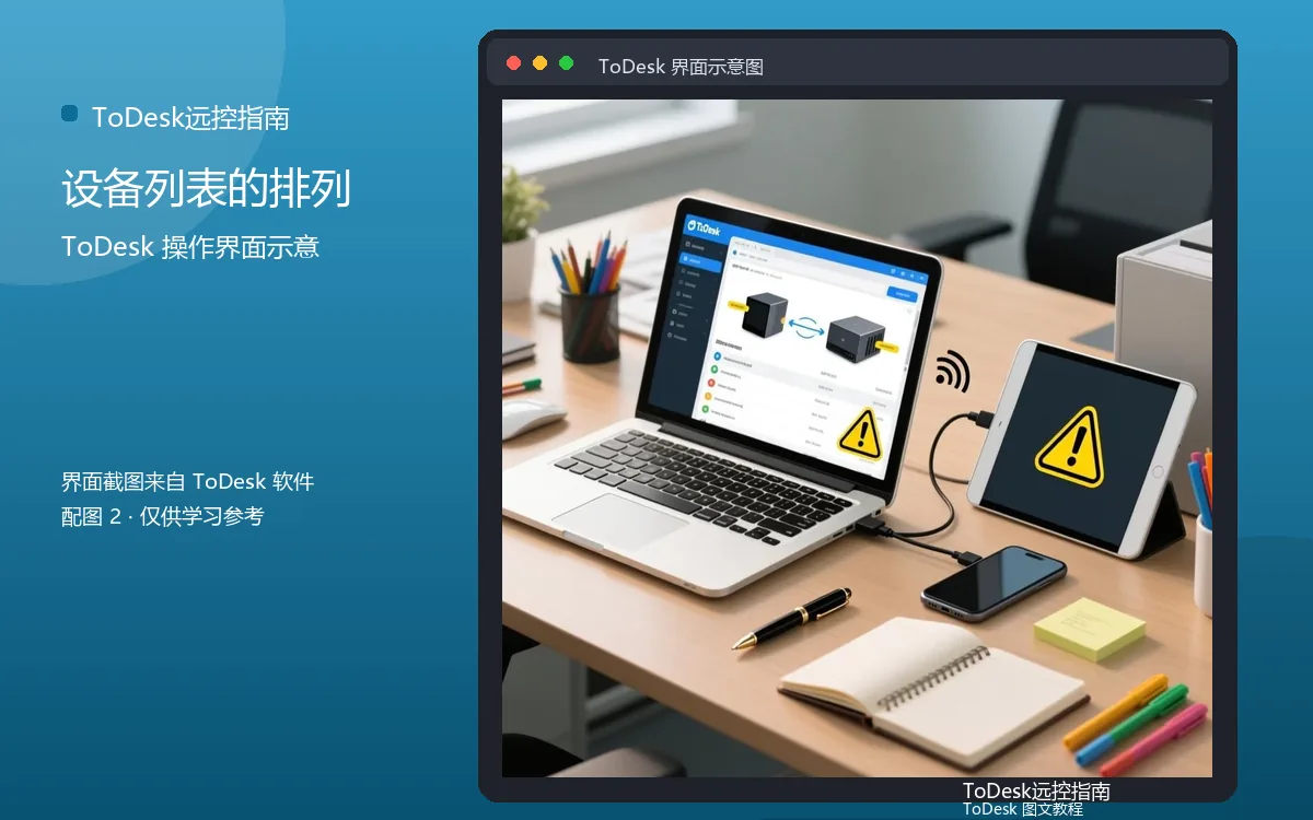 设备列表的排列界面示意图(配图2)