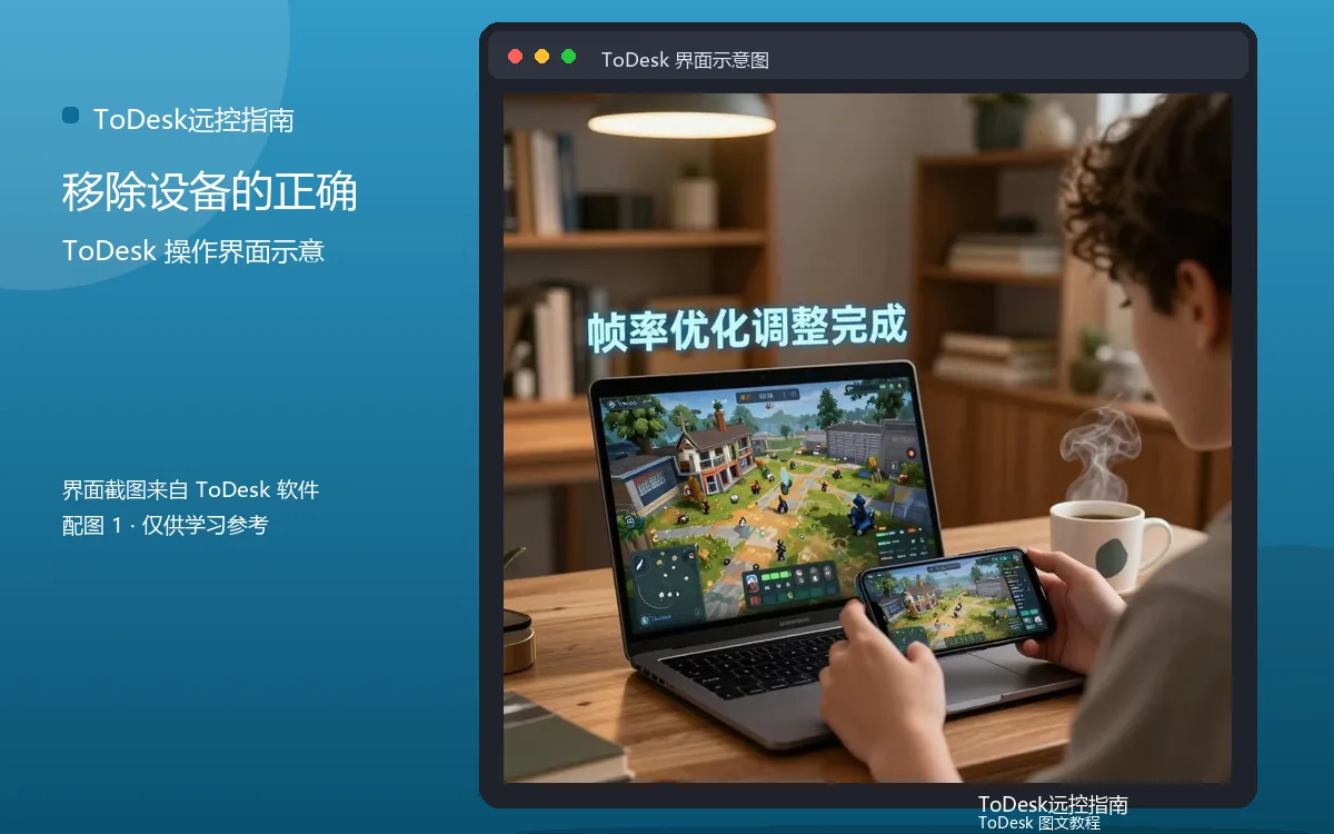 移除设备的正确界面示意图（配图1）