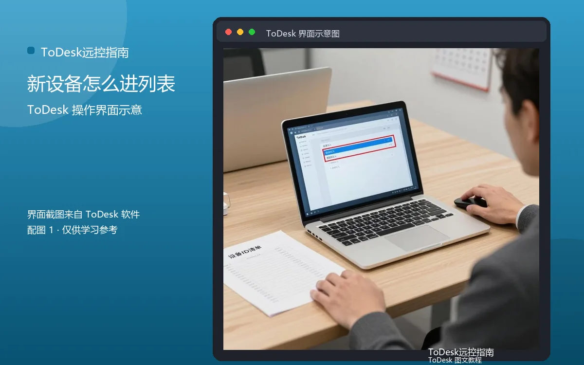 新设备怎么进列表界面示意图(配图1)