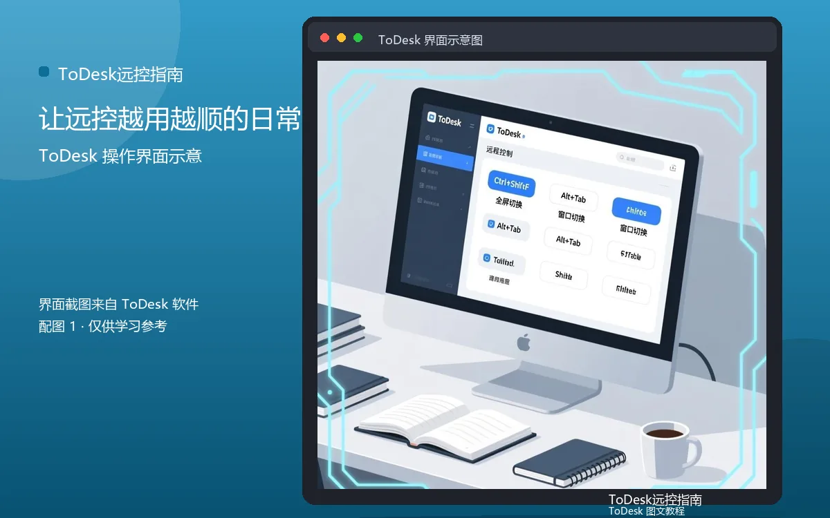 让远控越用越顺的日常界面示意图（配图1）