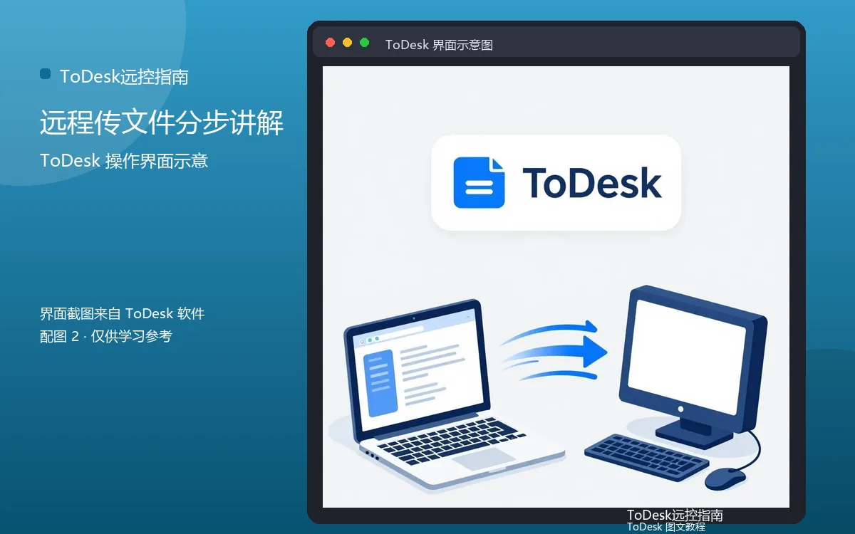远程传文件分步讲解界面示意图(配图2)