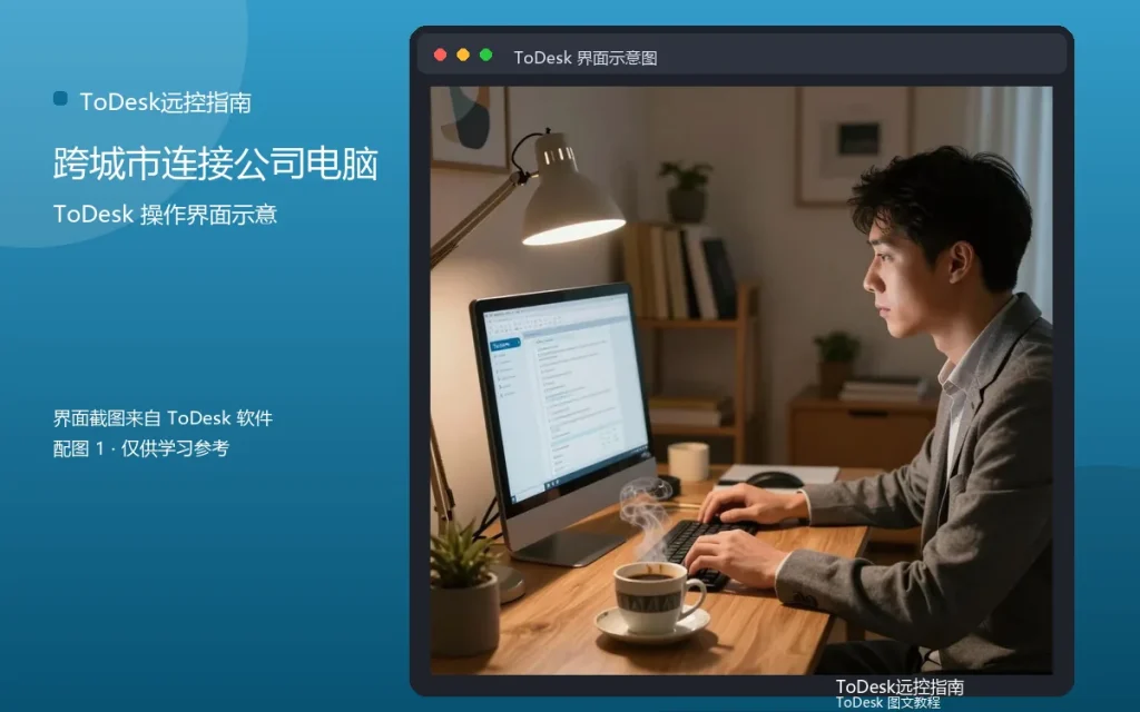 ToDesk异地远程办公:跨城市连接公司电脑配图