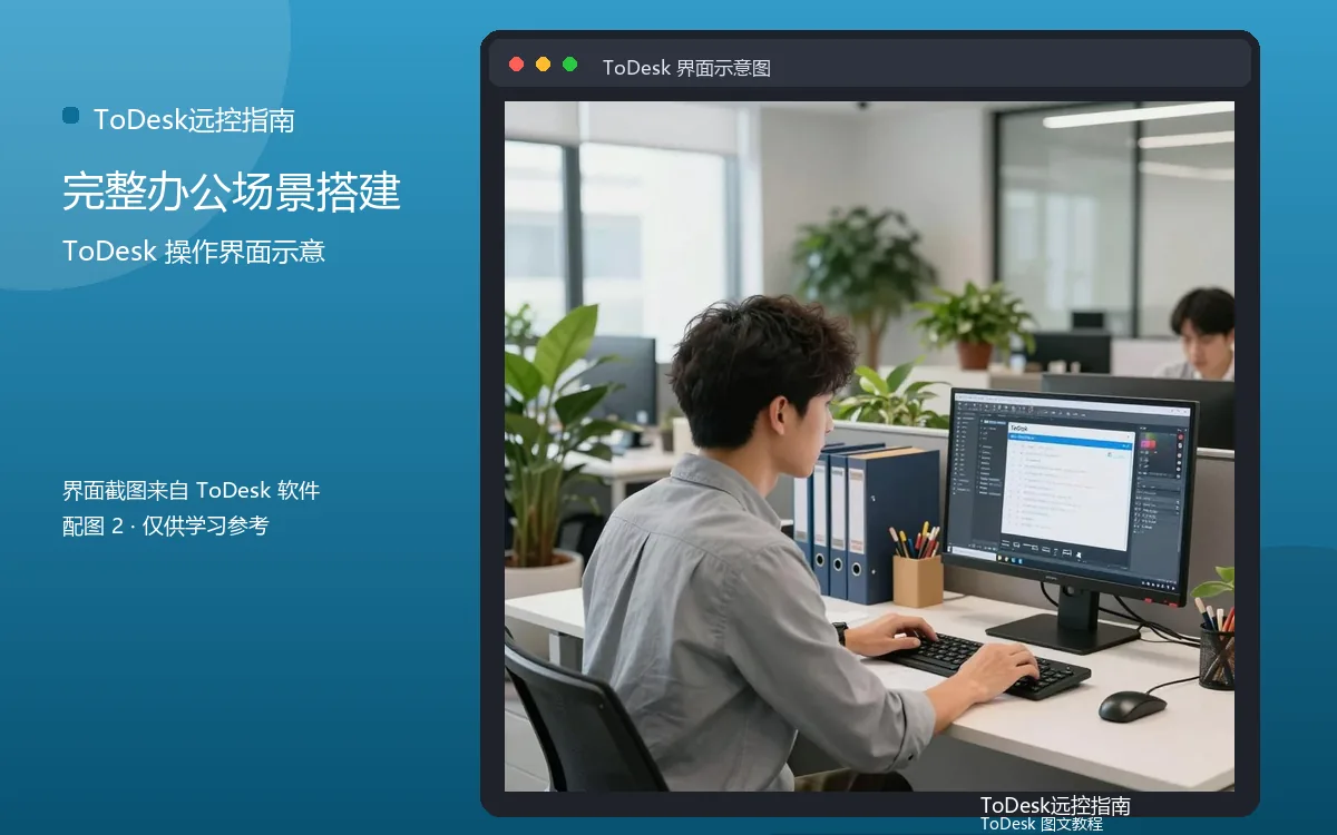 完整办公场景搭建界面示意图（配图2）