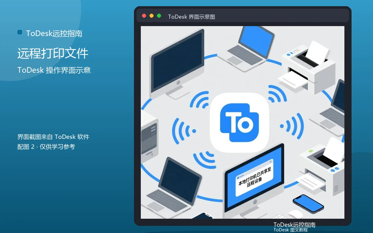 远程打印文件界面示意图（配图2）