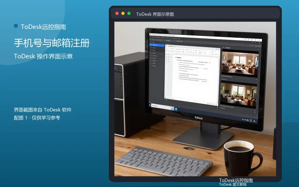 ToDesk账号注册教程:手机号与邮箱注册配图