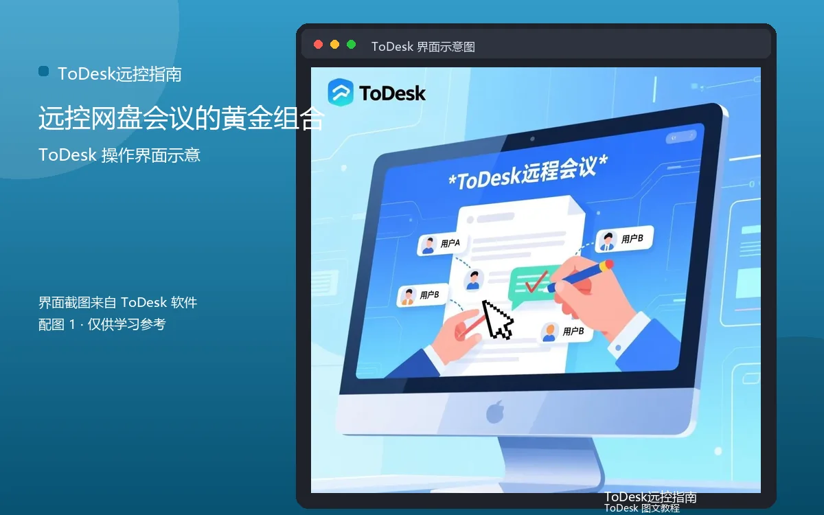 远控网盘会议的黄金组合界面示意图(配图1)