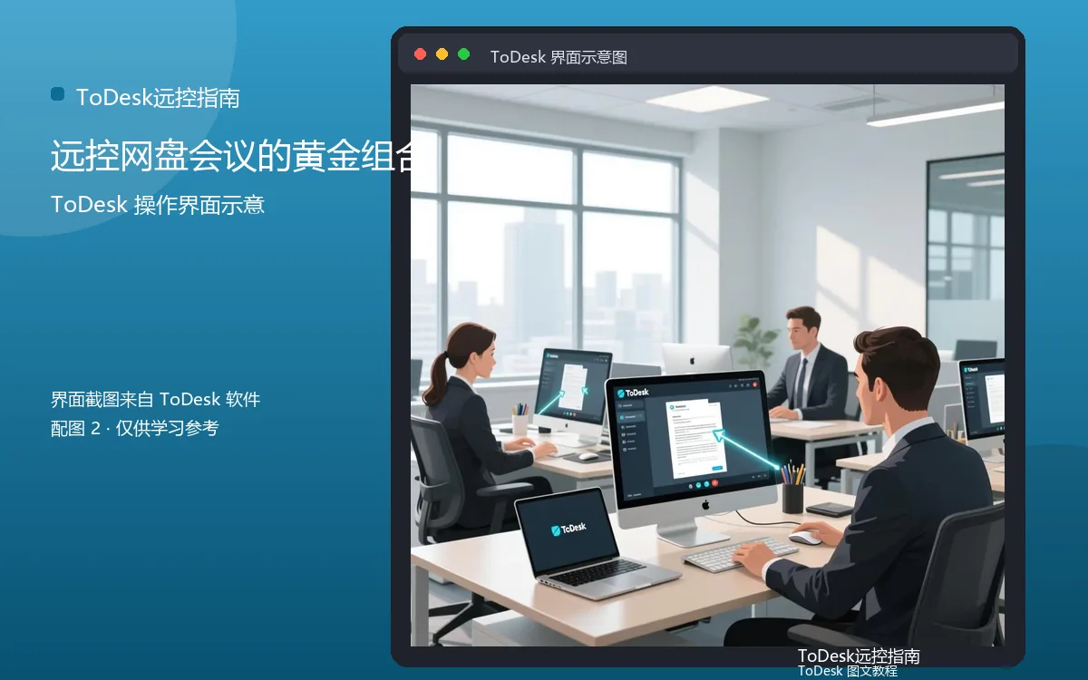 远控网盘会议的黄金组合界面示意图(配图2)