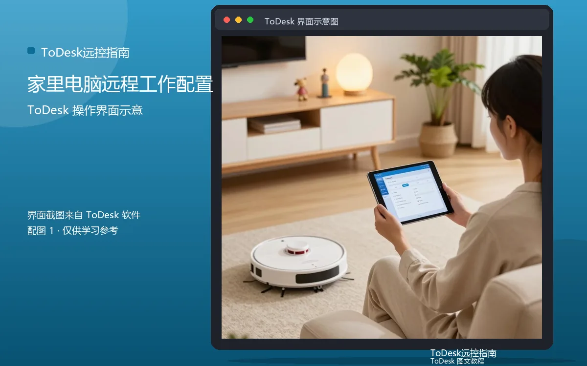 家里电脑远程工作配置界面示意图(配图1)