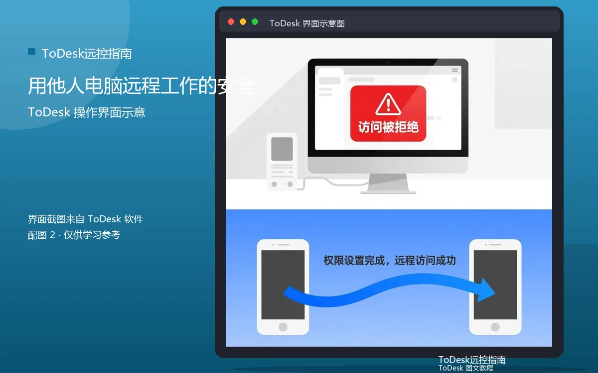 用他人电脑远程工作的安全界面示意图(配图2)