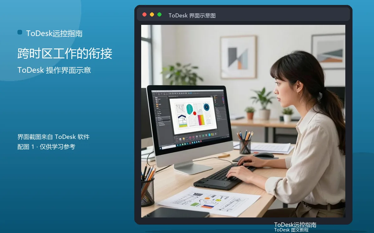跨时区工作的衔接界面示意图(配图1)