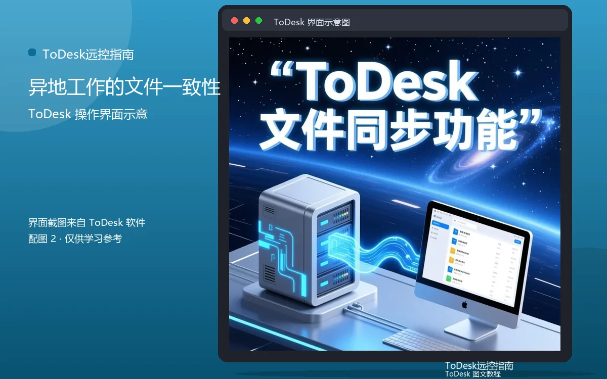 异地工作的文件一致性界面示意图(配图2)