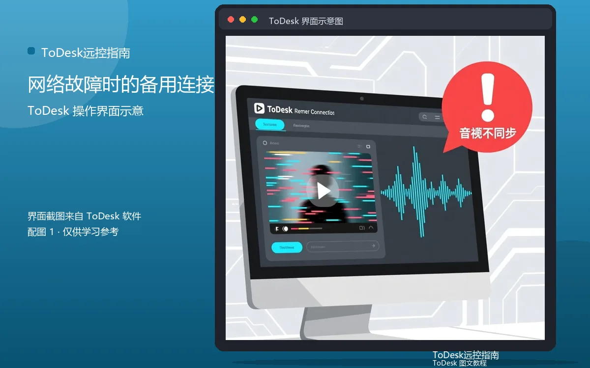 网络故障时的备用连接界面示意图(配图1)