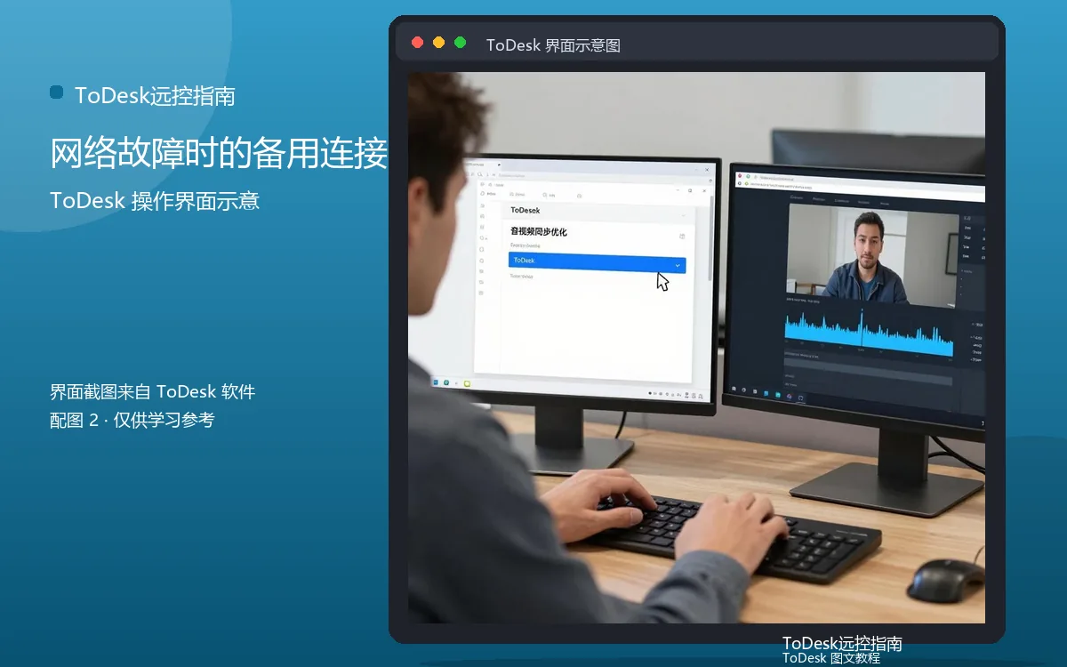 网络故障时的备用连接界面示意图(配图2)